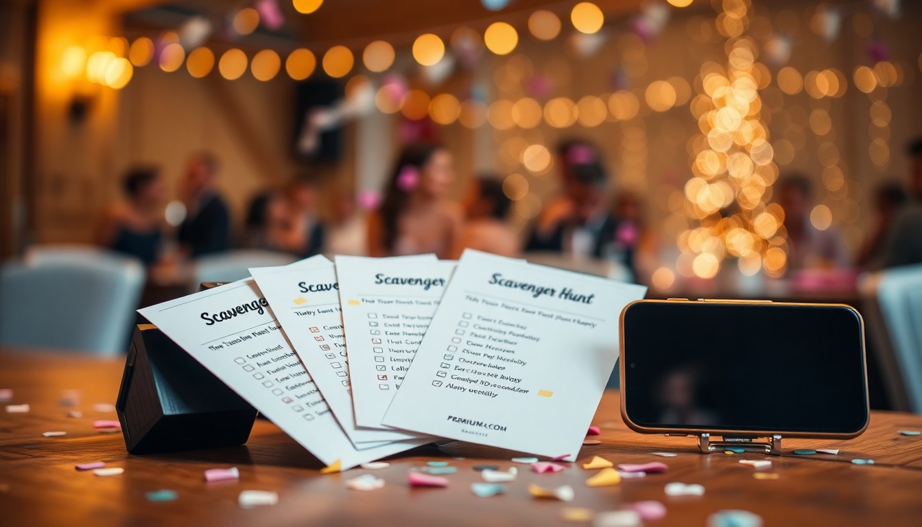 Photo Scavenger Hunt Ideas for Weddings, Parties & Work